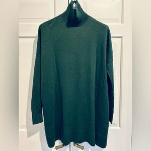COS Green Fine Wool Sweater Dress